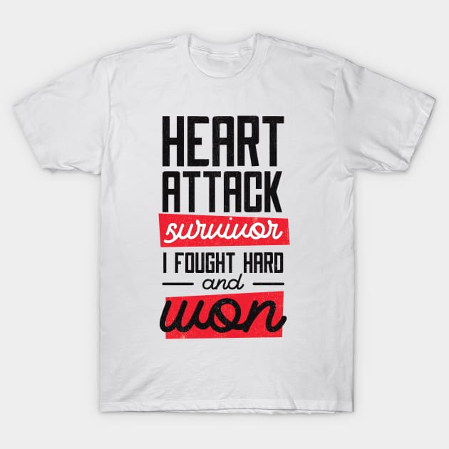 Heart Attack Survivor T-Shirt by madeinchorley